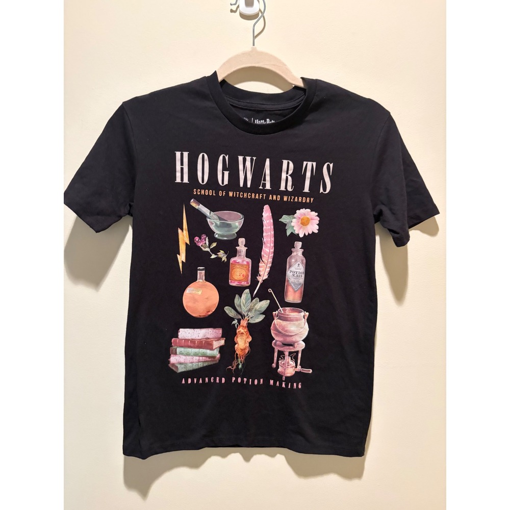Harry Potter Hogwarts Advanced Potion Making Graphic T-Shirt Black XXS